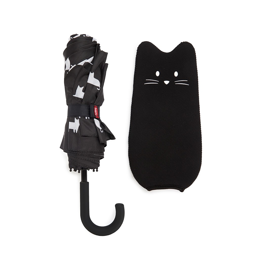 Acquista online Balvi black cat umbrella with neoprene nylon case 27829 Balvi